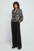 Блузка Medicine жіноча колір чорний візерунок (3549700)