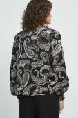 Блузка Medicine жіноча колір чорний візерунок (3549700)