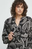 Блузка Medicine жіноча колір чорний візерунок (3549700)