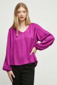 Блузка Medicine жіноча колір рожевий однотонна (3569272)