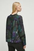 Блузка Medicine жіноча колір чорний візерунок (3633948)