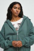 Кофта Medicine жіноча колір зелений з капюшоном однотонна (3367920)