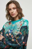 Блузка Medicine жіноча колір бірюзовий візерунок (3384444)