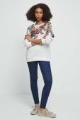 Кофта Medicine жіноча колір бежевий з принтом (3469343)