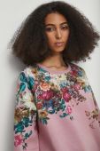 Кофта Medicine жіноча колір рожевий з принтом