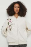 Блузка Medicine жіноча колір бежевий з принтом