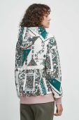 Кофта Medicine жіноча колір бежевий з капюшоном візерунок (3514334)