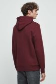 Кофта Medicine чоловіча колір бордовий з капюшоном (3468569)