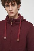 Кофта Medicine чоловіча колір бордовий з капюшоном (3468569)