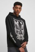 Бавовняна кофта Medicine чоловіча колір чорний з капюшоном з принтом (3406357)