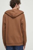 Кофта Medicine чоловіча колір коричневий з капюшоном однотонна (3503298)