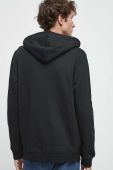 Кофта Medicine чоловіча колір чорний з капюшоном однотонна