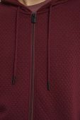 Кофта Medicine чоловіча колір бордовий з капюшоном однотонна