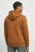 Кофта Medicine чоловіча колір коричневий з капюшоном однотонна (3608606)