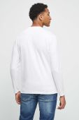 Лонгслів Medicine чоловічий колір білий однотонний
