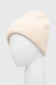 Шапка з домішкою вовни Medicine колір бежевий з товстого трикотажу (3608637)