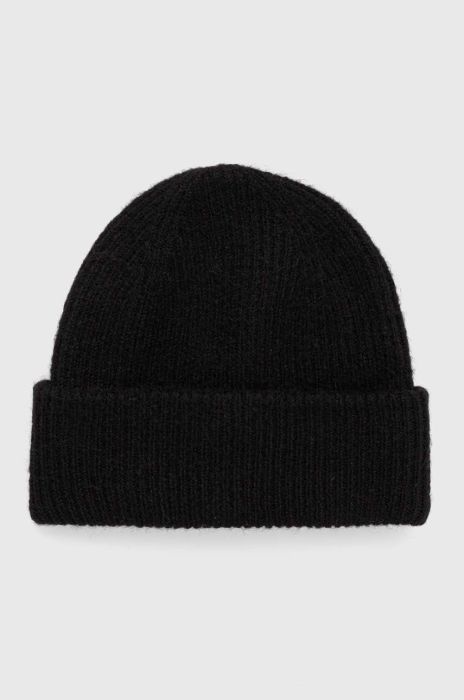 Шапка з домішкою вовни Medicine колір чорний з товстого трикотажу (3608635) Шапка з домішкою вовни Medicine колір чорний з товстого трикотажу (3608635)