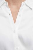 Сорочка Medicine жіноча колір білий relaxed класичний комір (3573064)