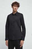 Сорочка Medicine чоловіча колір чорний slim класичний комір (3452382)