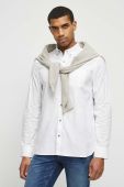 Бавовняна сорочка Medicine чоловіча колір білий regular комір button-down