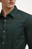 Сорочка Medicine чоловіча колір зелений slim класичний комір