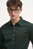 Сорочка Medicine чоловіча колір зелений slim класичний комір