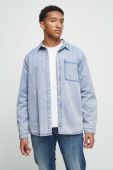 Джинсова сорочка Medicine чоловіча relaxed класичний комір колір блакитний