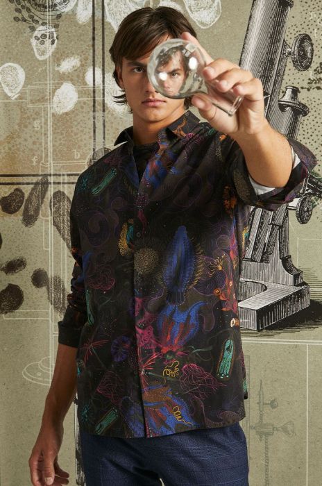 Сорочка Medicine чоловіча regular класичний комір колір барвистий (3592441)