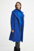 Пальто Medicine жіночий перехідний двобортний колір блакитний
