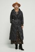 Пухове пальто Medicine колір чорний зимовий