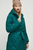 Пальто Medicine жіноче колір зелений зимове (3623595)