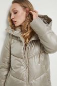 Пальто Medicine жіночий колір бежевий зимовий