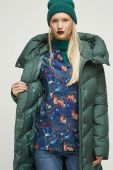 Пухове пальто Medicine жіночий колір зелений зимовий (3620703)
