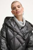 Пухове пальто Medicine жіночий колір чорний зимовий oversize (3680722)