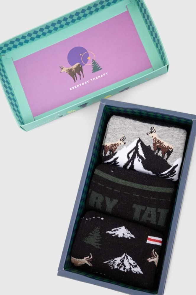 Бавовняні шкарпетки Medicine 3-pack колір барвистий (3599550) фото 3