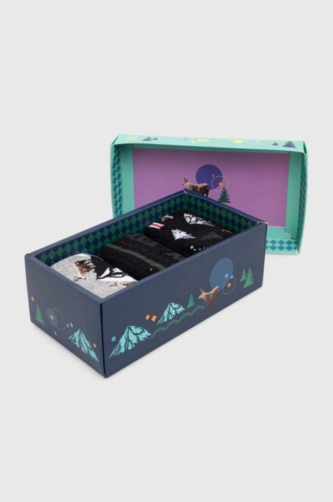 Бавовняні шкарпетки Medicine 3-pack колір барвистий (3599550) фото 4