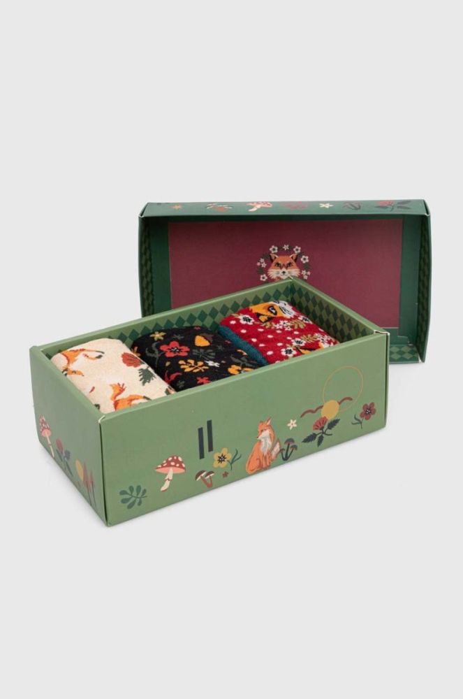 Бавовняні шкарпетки Medicine 3-pack колір барвистий (3599307) фото 5