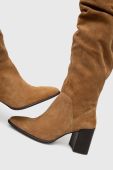 Чоботи Medicine колір коричневий каблук блок