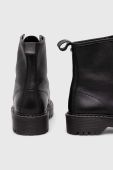 Шкіряні черевики Medicine колір чорний на платформі Шкіряні черевики Medicine колір чорний на платформі