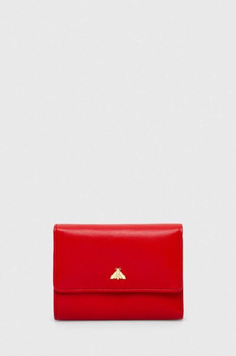 Шкіряний гаманець Medicine жіночий колір червоний