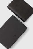 Шкіряний гаманець Medicine чоловічий колір чорний (3607133)