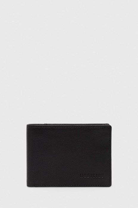 Шкіряний гаманець Medicine чоловічий колір чорний (3603918)