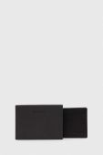 Шкіряний гаманець Medicine чоловічий колір чорний (3603918)