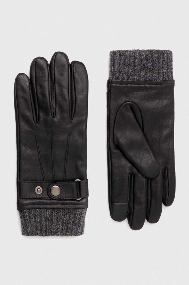 Шкіряні рукавички Medicine чоловічі колір чорний (3608709)