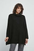 Пончо Medicine колір чорний легке
