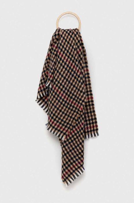 Шарф Medicine жіночий колір коричневий візерунок (3613252)