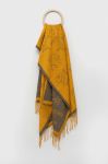 Шарф Medicine жіночий колір жовтий візерунок