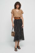 Спідниця Medicine колір чорний midi розкльошена (3545484) Спідниця Medicine колір чорний midi розкльошена (3545484)