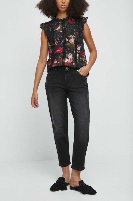 Джинси Medicine жіночі колір чорний (3472953)