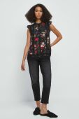 Джинси Medicine жіночі колір чорний (3472953)